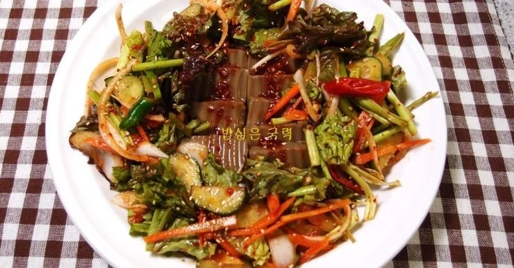 도토리묵무침