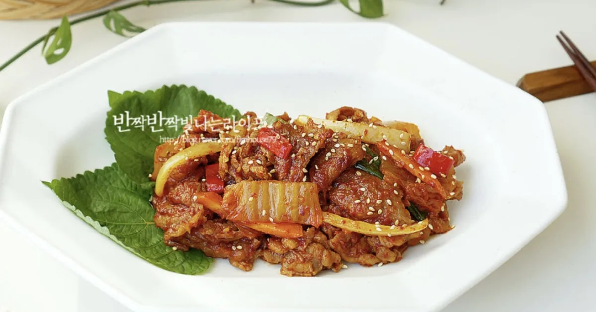 김치 돼지고기 두루치기