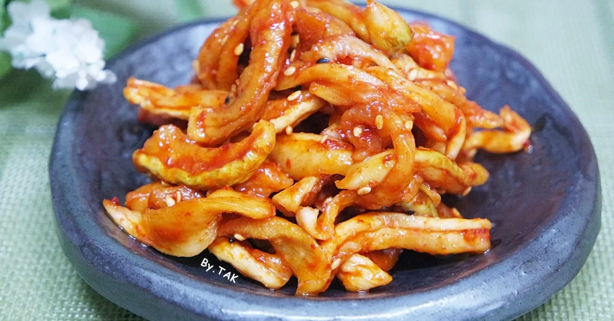 무말랭이무침