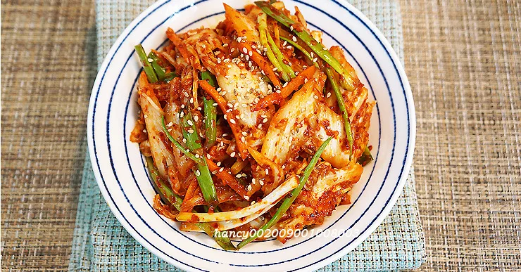 알배추 겉절이 (담백한 즉석김치)