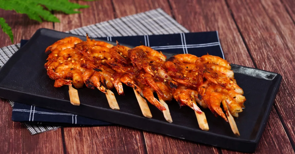 매콤새우꼬치