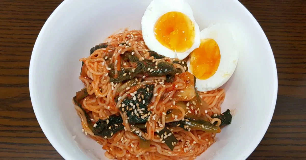 열무비빔국수